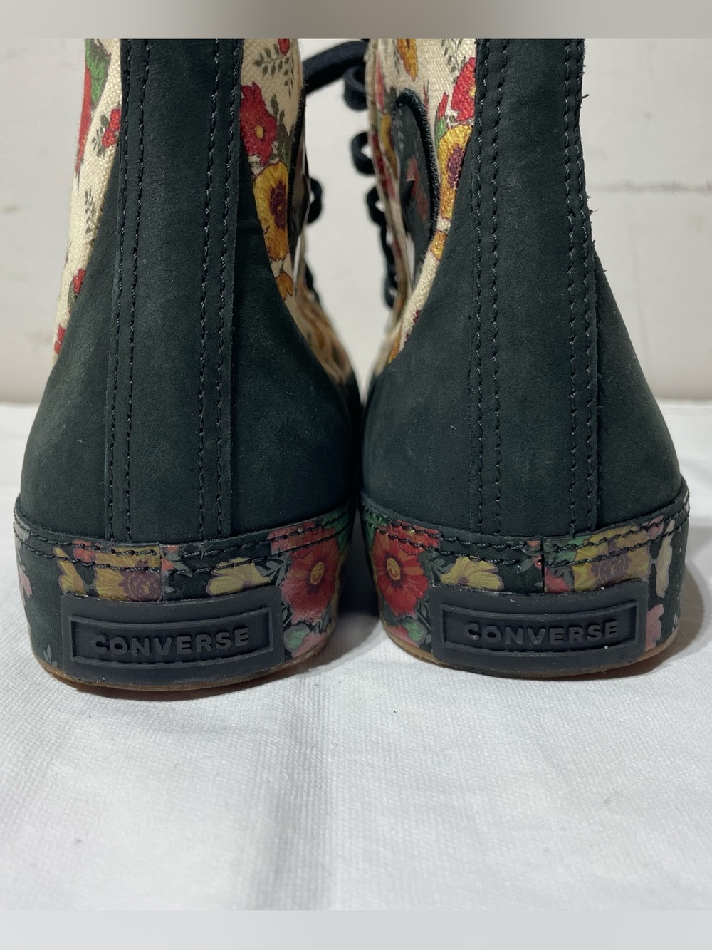 Converse Chuck Taylor Sasha High Floral Bloom Womens 8 563486C RARE Whimsigoth - Picture 11 of 16